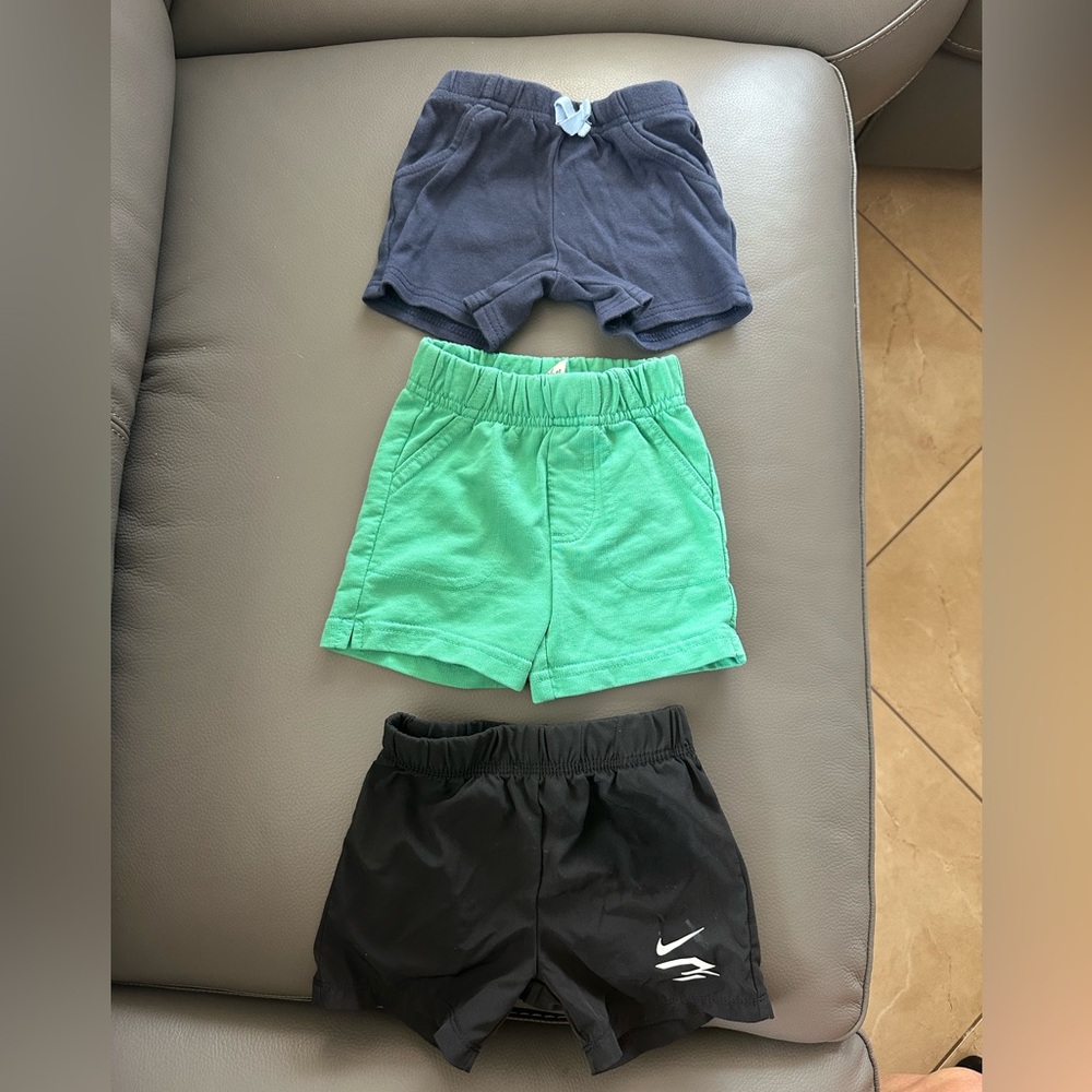 3 Pairs of 3-6 Month Baby Short